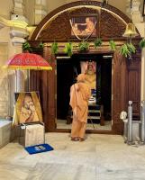 Jalabhisheka and Arati by HH Swamiji on Vardhanti Divasa of Shri Devi Durga Parameshwari Sannidhih at Karla (4 March 2025)
